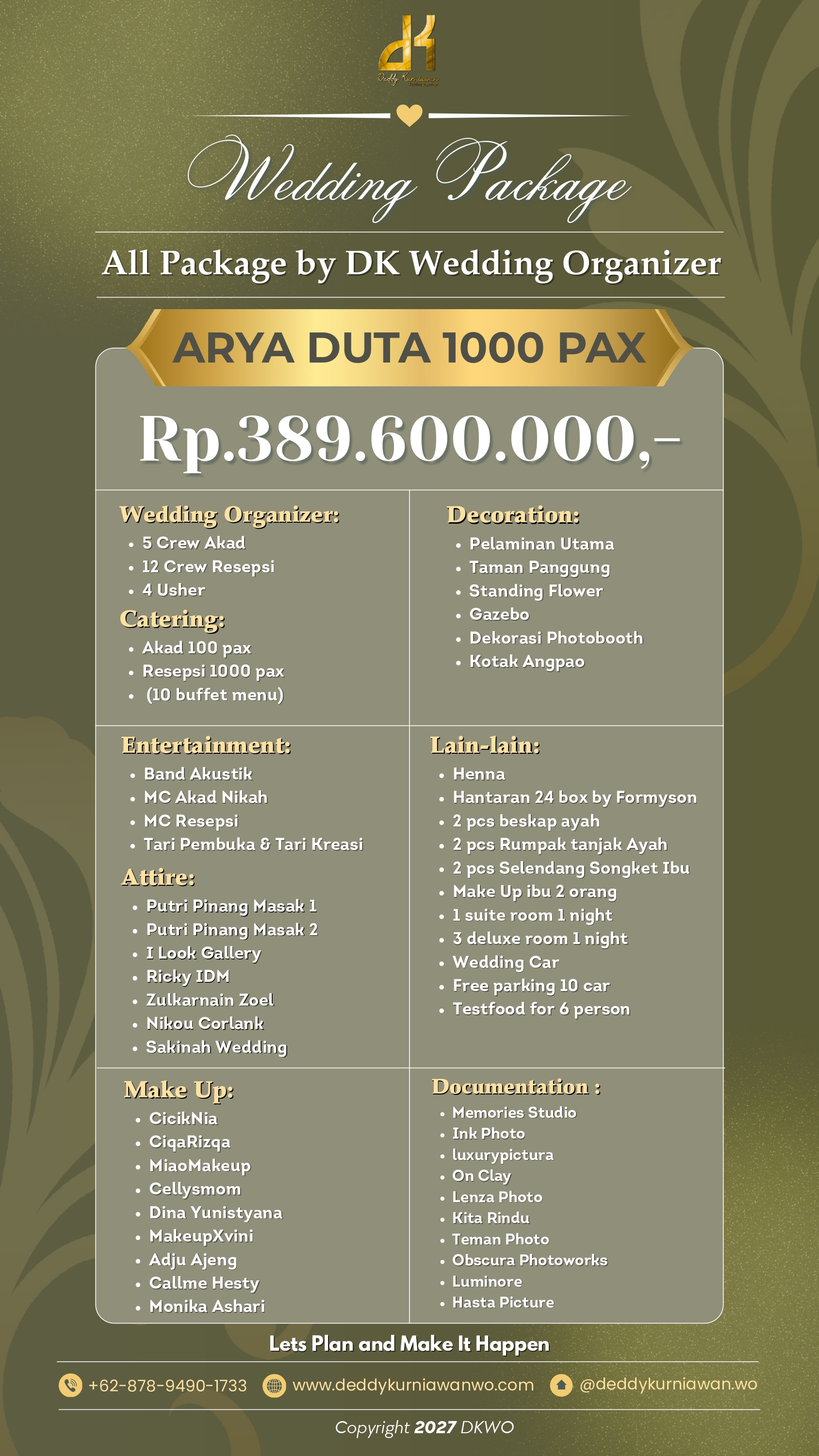 Aryaduta 1000 Pax